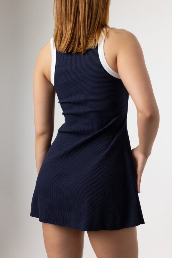 Rib Logo Dress - Image 3